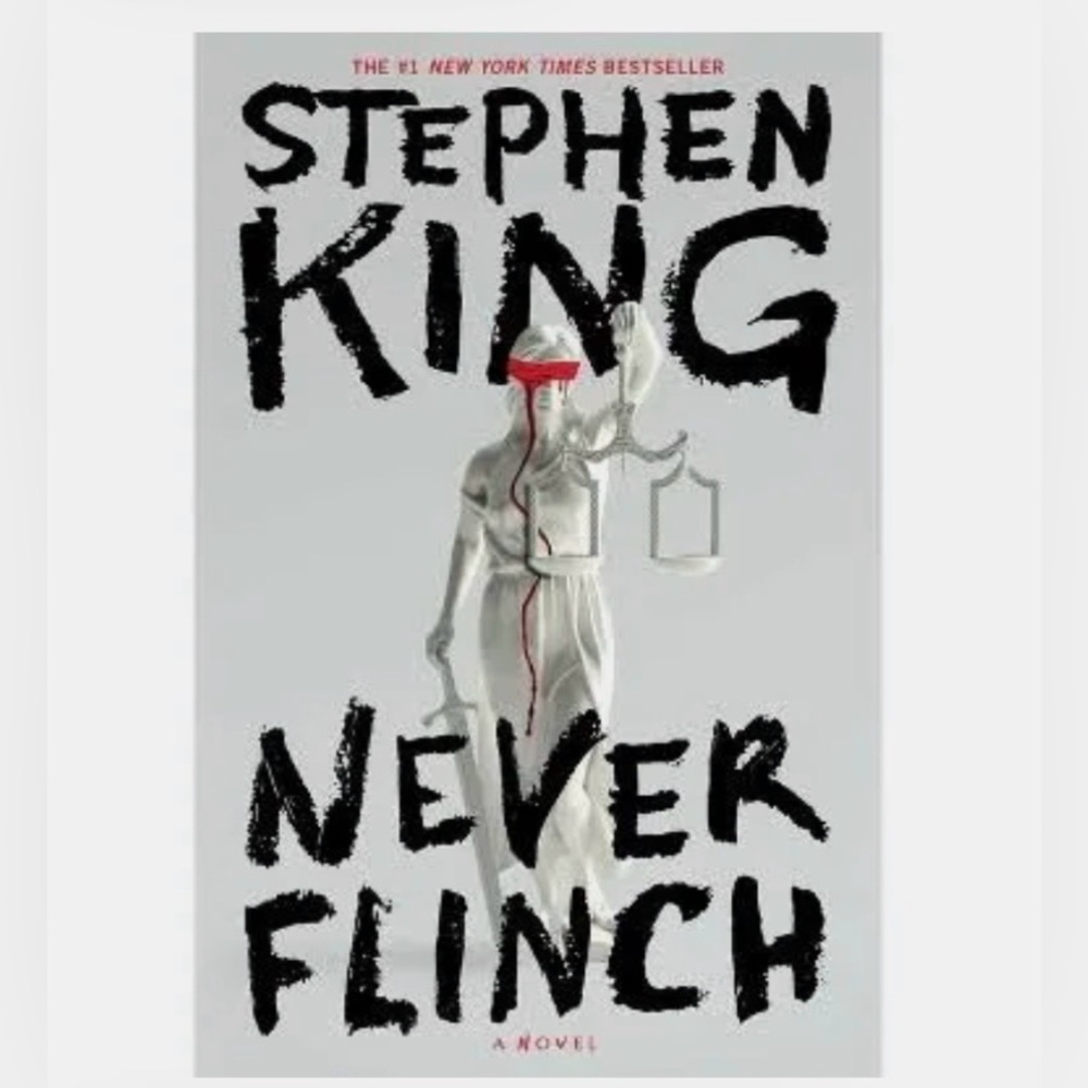 Stephen King 'Never Flinch' Hardcover Book With Jacket